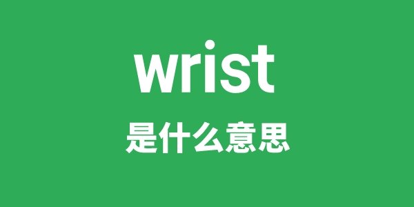wrist joint是5分钟彩官方