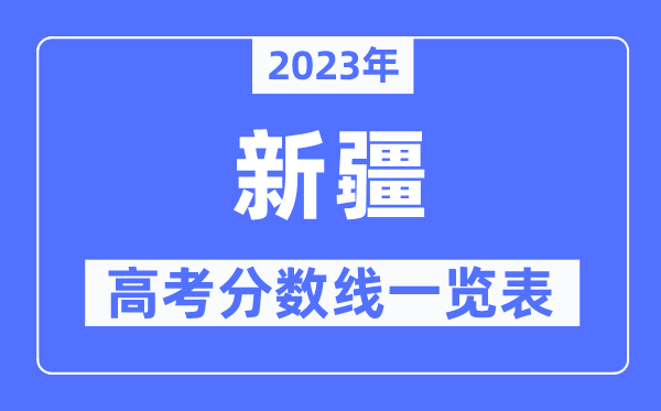 2023年西藏高考分数线一览表(含一
