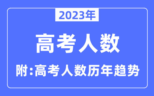 2023年北京高考人数是多少人_北京