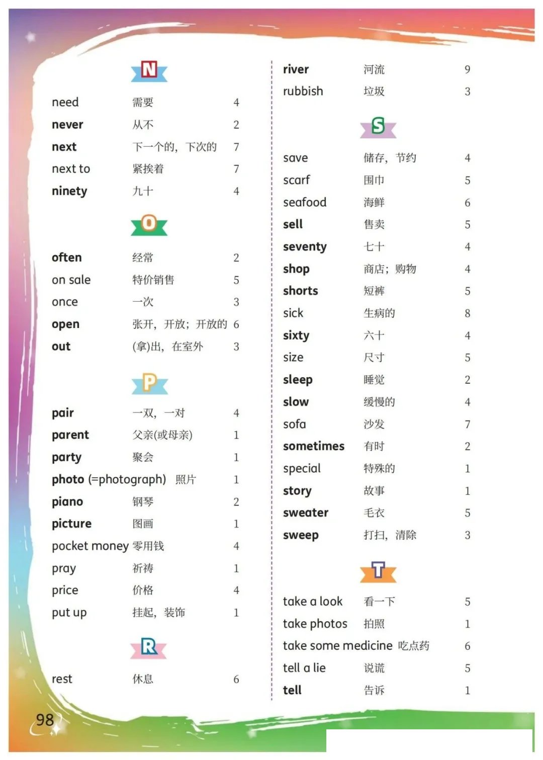 栏目用于追新