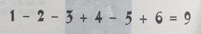 不连续的数字